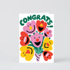 Card - Congrats Flowers