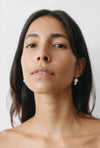 Double Orb Pearl Earrings
