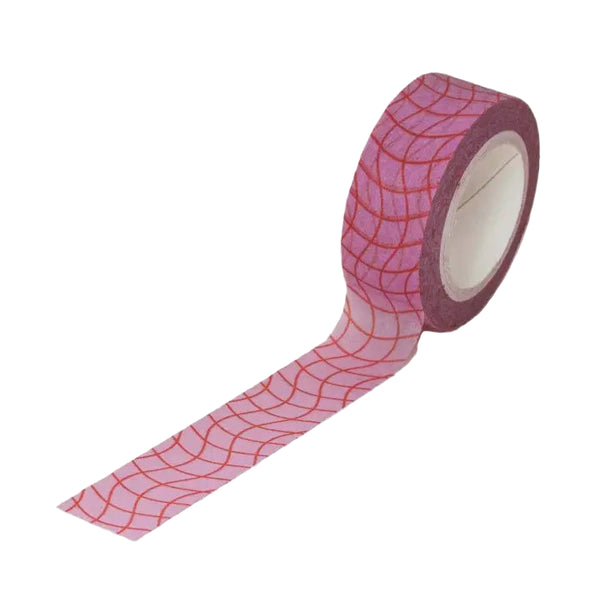Washi Tape - Rose Grid