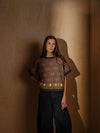 Bauhaus Short Sleeve Sweater Tee - Oxide