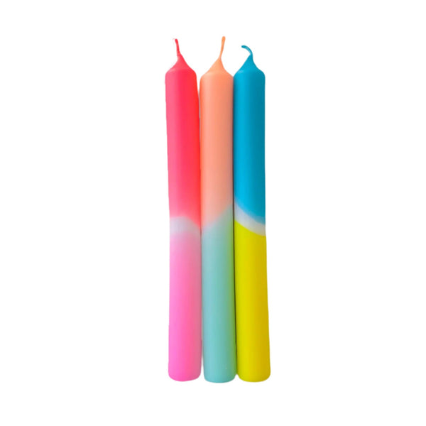 Neon Tapered Candle Set - Lovin' South Beach