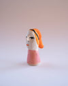 Assorted Little Ladies hand-sculpted ceramic figures by Lili Todd