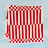 Clubhouse Stripe Bath Towel - Red