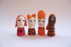 Assorted Little Ladies hand-sculpted ceramic figures by Lili Todd
