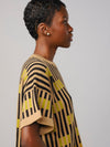 Bauhaus Short Sleeve Sweater Tee - Peridot