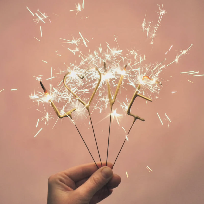"Love" Sparklers