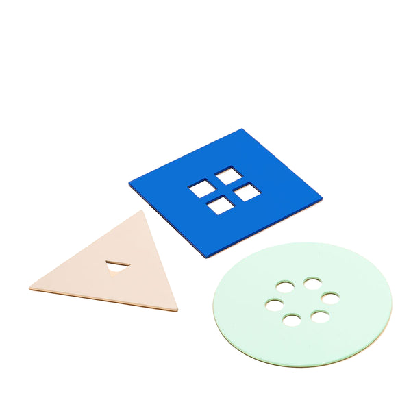 Anywhere Vases - Tan/Mint/Colbalt