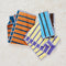 Bird Stripe Hand Towel - Warbler