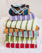 Bird Stripe Hand Towel - Warbler