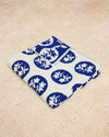 Navy Pattern Bath Towel - Bouquet