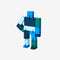 Cubebot Blue Multi - Big
