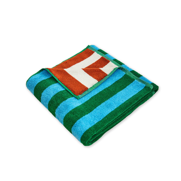 Earth Stripe Bath Towel - Field