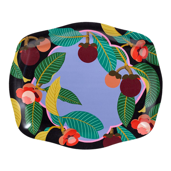 Kate Blairstone Tray -Gado Gado Mangosteen Rococo