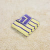 Bird Stripe Hand Towel - Goldfinch