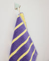 Bird Stripe Hand Towel - Goldfinch