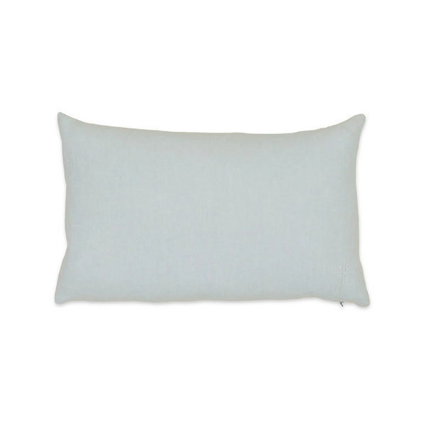 Simple Linen Bolster Pillow Sky