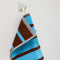 Bird Stripe Washcloth - Heron