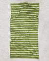 Bird Stripe Bath Towel - Mallard