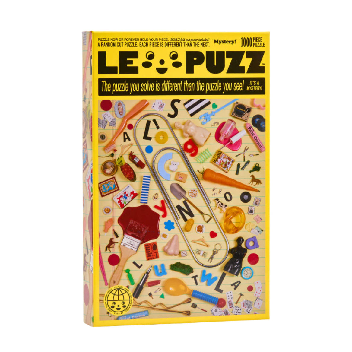 LEO PUZZ puzzle box with colorful graphics and text on a white background