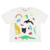 Boxy Crop Tee Shirt - Working Together