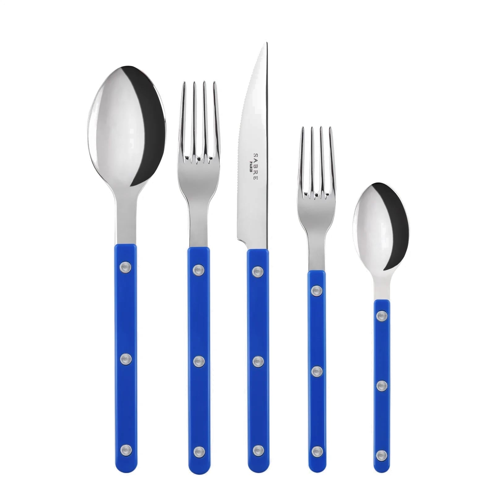 Bistrot Flatware - Lapis Blue - 5 piece set