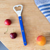 bistro style bottle opener in blue