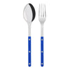 blue serving set