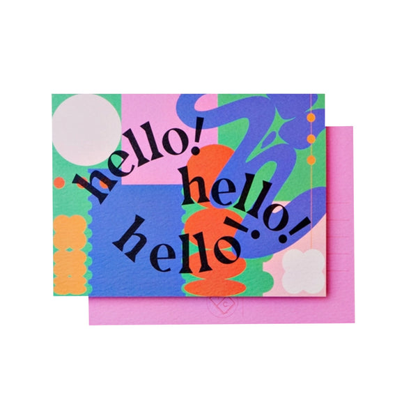Postcard - Hello! Hello! Hello!