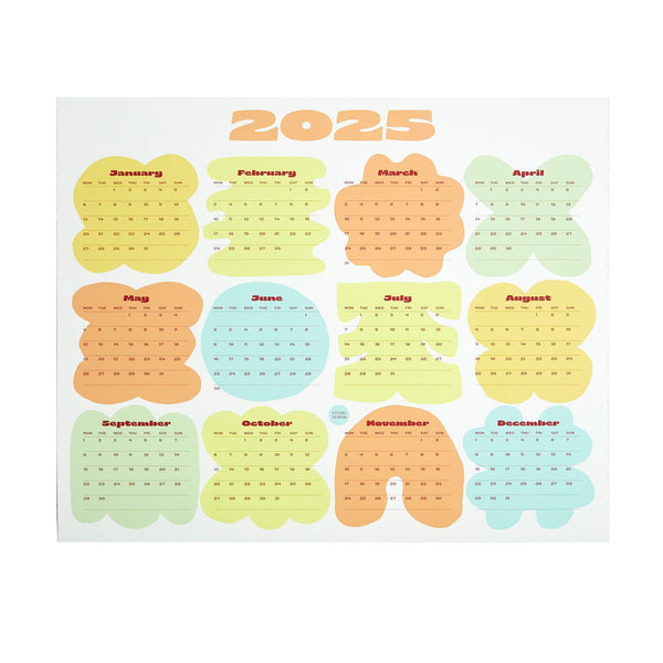 Wall Calendar - Shapes
