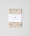 Tea Towel Wave Grid Natural