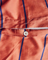 Sateen Duvet - Terracotta Stripe
