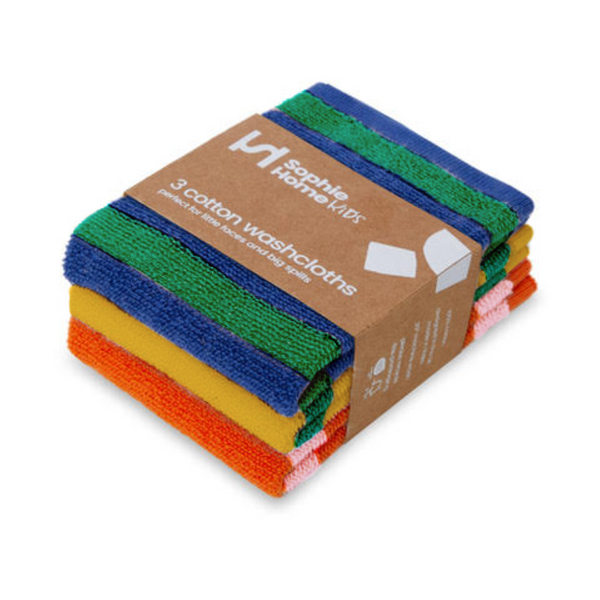 Striped Washcloths