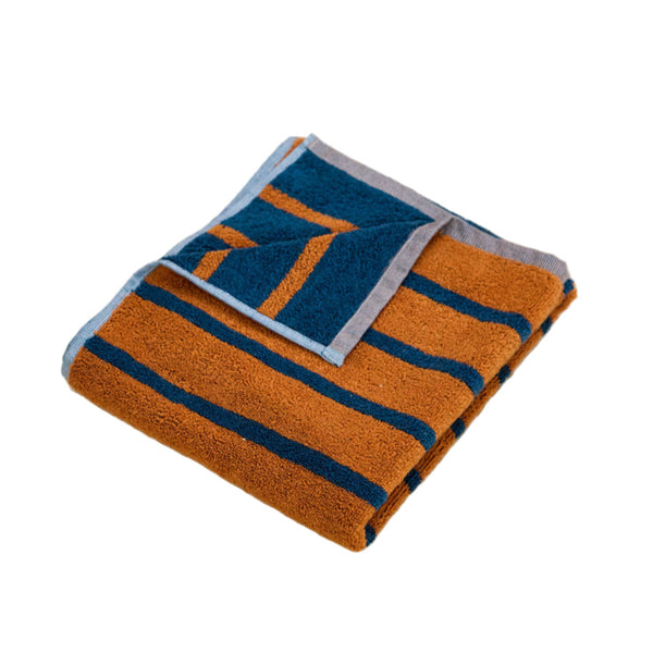 Bird Stripe Hand Towel - Warbler