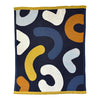Knit Throw - Wanderloop - Navy