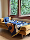 Knit Throw - Wanderloop - Navy