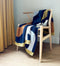 Knit Throw - Wanderloop - Navy