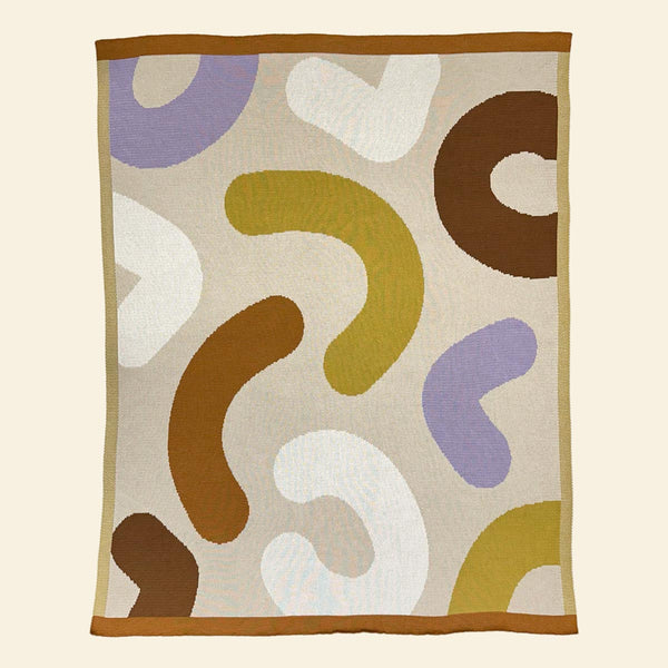 Knit Throw - Wanderloop - Sand