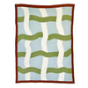 Knit Throw - Color Weave - Soft Blue