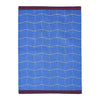 Tea Towel Wave Grid Blue