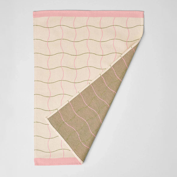 Tea Towel - Wave Grid