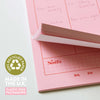 Weekly Planner Pad - Pink & Red