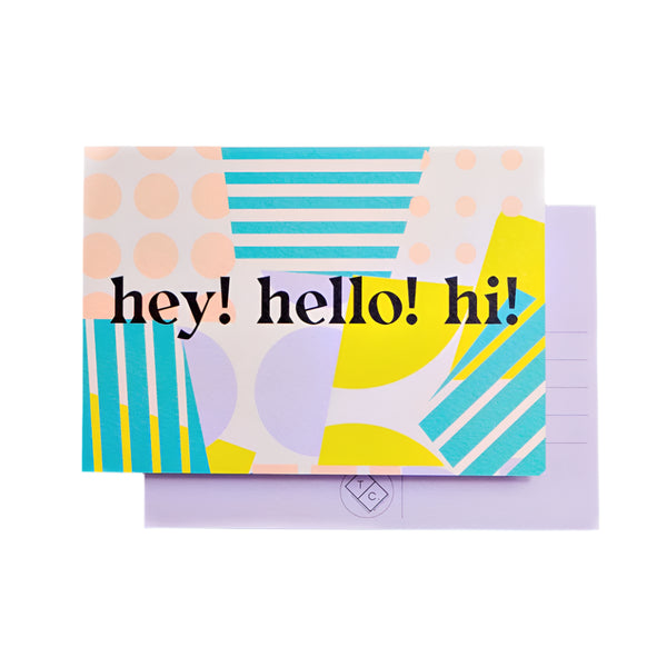 Postcard - Spots and Stripes