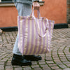 Tote Bag -Original- Striped Purple
