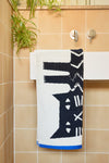 Lazy Cat Hand Towel
