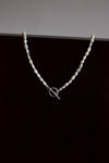 Rice Pearl Choker - Silver