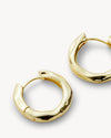 Petite Wavy Hoops