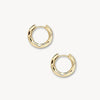 Petite Wavy Hoops