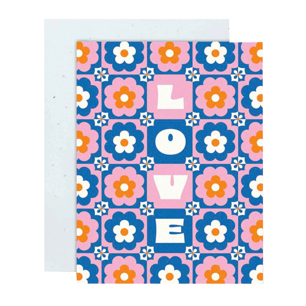 Card - Flowers in Love