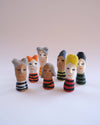 Assorted Little Ladies hand-sculpted ceramic figures by Lili Todd