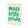 Card - Most Huge Thanks